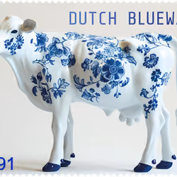 Blueware Cow