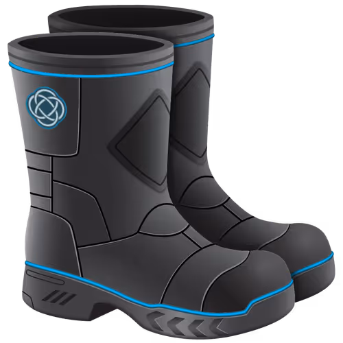 Coin Mining Boots