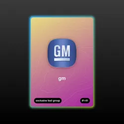 gm - exclusive text group