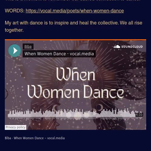 When Women Dance / Bība