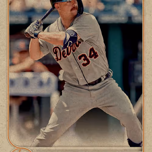 Detroit Tigers R Jake Rogers Base Vintage Stock 19