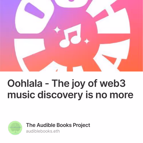 Oohlala - The joy of web3 music discovery is no more