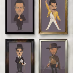 Curated Chronicles #08: Legends of the Silver Screen (4-Panel Edition)