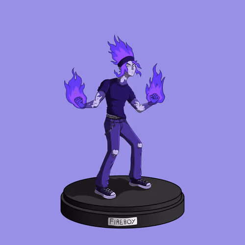 Purple Fireboy