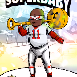 Superbaby - White Shatter - Biohazard /1