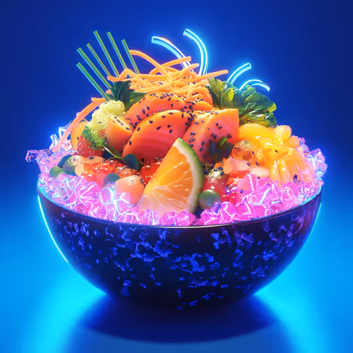 Poke Bowl Blue Mix