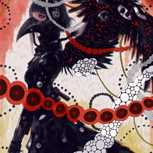 cyberpunk girl ~ colorful karasu 零 ~ #17