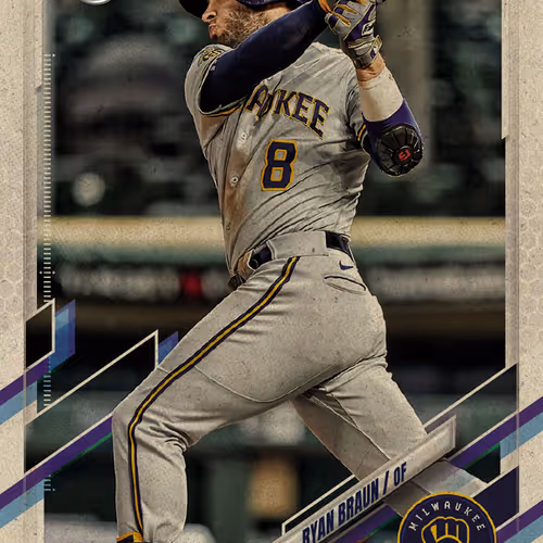 Milwaukee Brewers Tm Ryan Braun Of Base Motion Vin