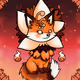 Mystical Flower Fox #1