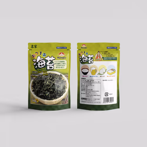 Package Design for MyungGa Seaweed Snacks - July 2006