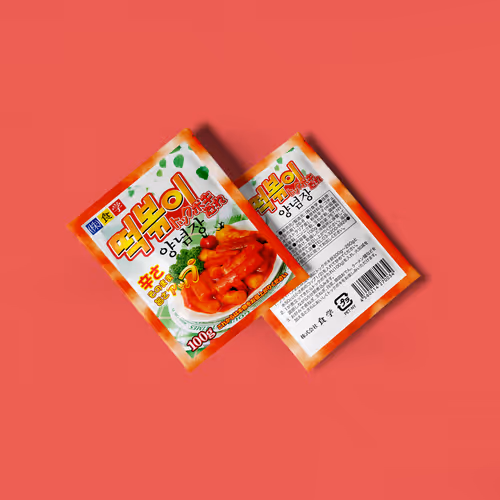 Packaging Design for shokugaku Toppoki Sauce in Japan - June 2006