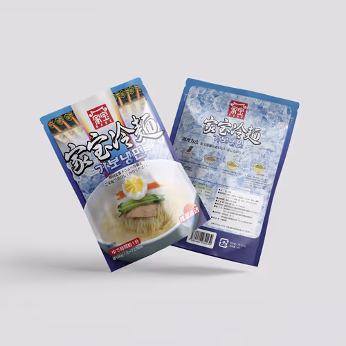 KAHO Cold Noodles Package Design for Japan Market - May 2006