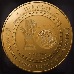 CoineryNft #61 - FIFA World Cup Golden Gloves Winner 2002 NFT Coin
