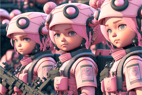 Pink Force ll #74/200