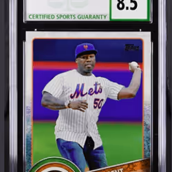 2020 Topps First Pitch 50 Cent #14 - (Cert: 1010232155)
