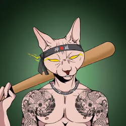 The Samurai Feline #4303