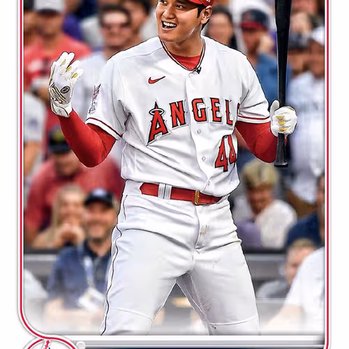 Angels R Shohei Ohtani Short Print White 1 Rare