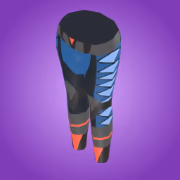 Blue/Apricot Lion Pants 