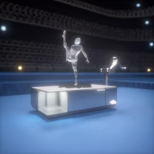 Simone Biles Platinum Premier Immortal Statue #314