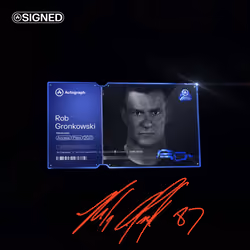 Rob Gronkowski Sapphire Signed #17