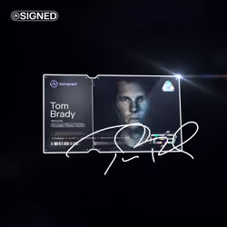 Tom Brady Platinum Signed #1