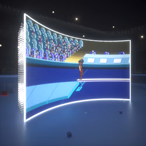 Simone Biles Platinum Double Double Beam Dismount #383