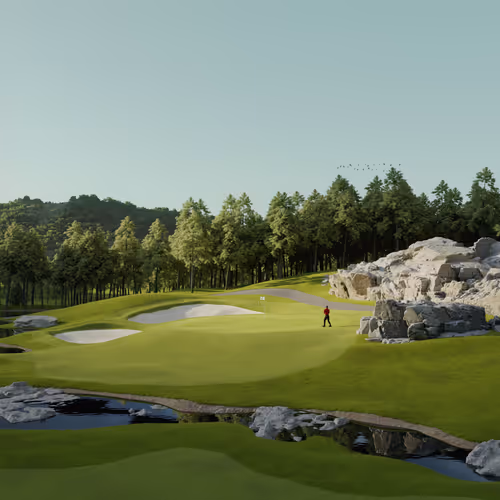 Tiger Woods Emerald Return to Glory #417