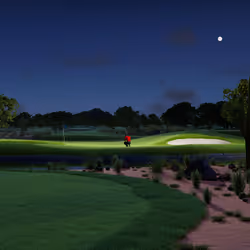Tiger Woods Carbon Birdie on 18 #966