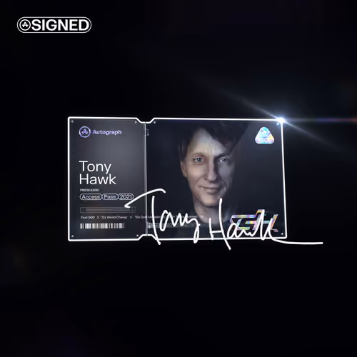 Tony Hawk Platinum Signed #61
