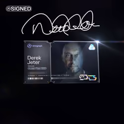Derek Jeter Carbon Signed #40