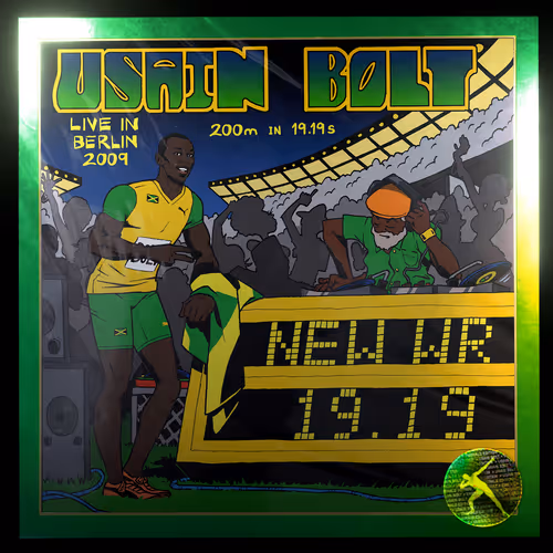 Usain Bolt Emerald Lightning Fast #480