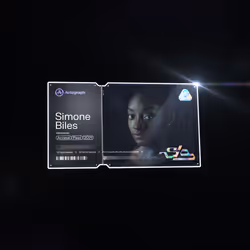 Simone Biles Platinum Premier #859