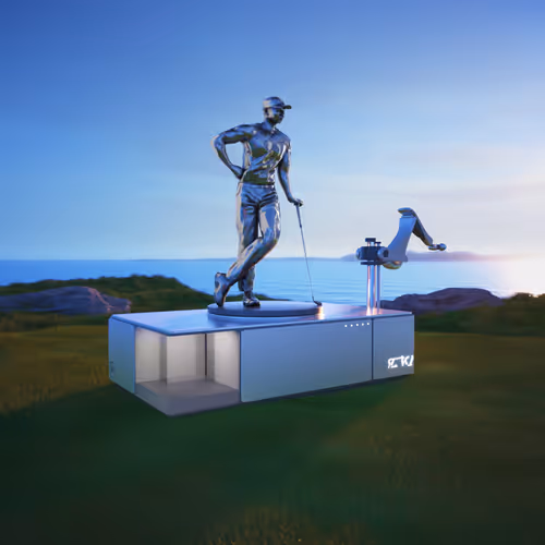 Tiger Woods Carbon Premier Immortal Statue #210