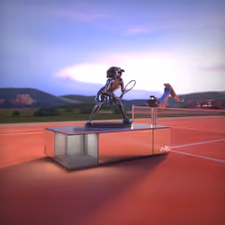 Naomi Osaka Carbon Premier Immortal Statue #64