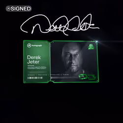 Derek Jeter Emerald Signed #36