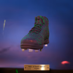Derek Jeter Emerald Hall of Fame Cleat #245