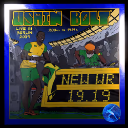 Usain Bolt Sapphire Lightning Fast #10