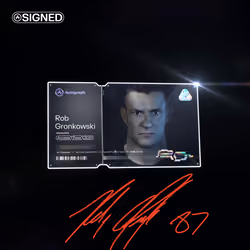 Rob Gronkowski Platinum Signed #38