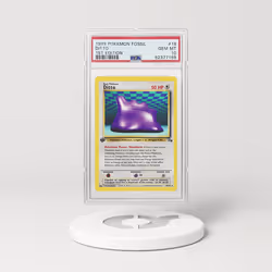 [THIS NFT HAS MOVED] 1999 Pokémon Fossil 1st Edition Ditto #18 (PSA 52377159)