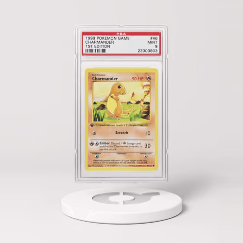 [THIS NFT HAS MOVED] 1999 Pokémon Base Set Shadowless 1st Edition Charmander #46 (PSA 23303803)