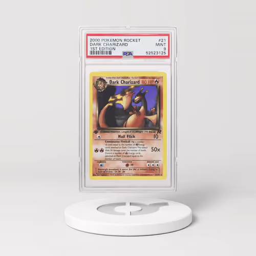 [THIS NFT HAS MOVED] 2000 Pokémon Team Rocket 1st Edition Dark Charizard #21 (PSA 52523125)
