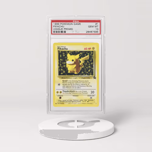 [THIS NFT HAS MOVED] 1999 Pokémon Black Star League Promo Pikachu (PSA 26467585)