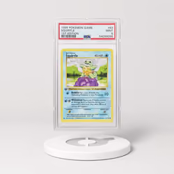 [THIS NFT HAS MOVED] 1999 Pokémon Base Set Shadowless 1st Edition Squirtle #63 (PSA 54099098)