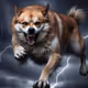 Angry dog