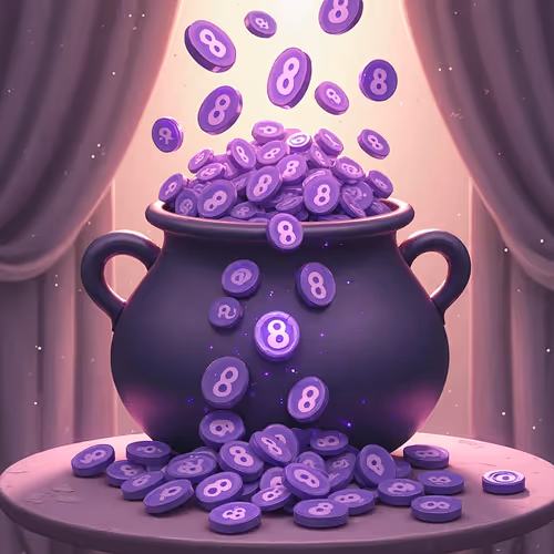 Pot of coins