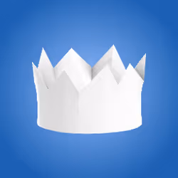 White partyhat