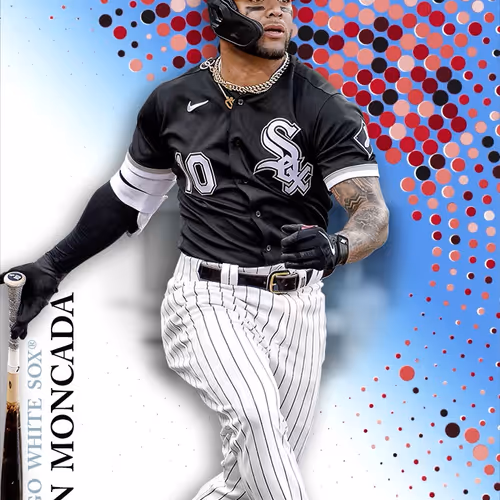 Chicago White Sox R Yoan Moncada Base Blue 1096 Co
