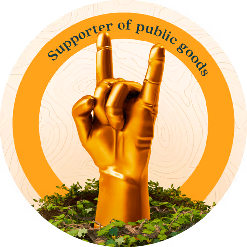 Supporter of public goods - Gitcoin GR 15 Donator