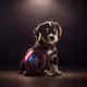 Captain America Dog