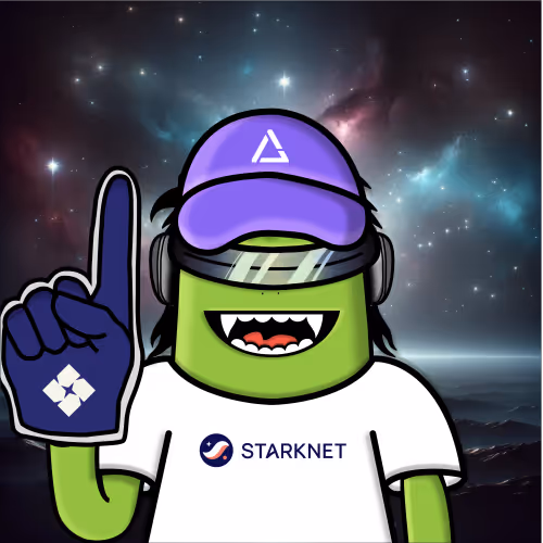 Get your Mx. X @Starknet Winter Hackathon NFT! 🔥